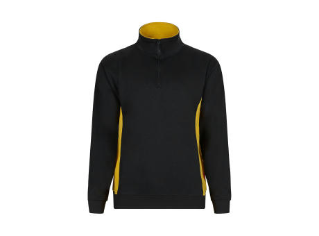 VL SVAROG. Zweifarbiges Frottee-Sweatshirt (260 g/m²), aus Polyester (65 %) und Baumwolle (35 %)