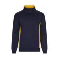 VL SVAROG. Zweifarbiges Frottee-Sweatshirt (260 g/m²), aus Polyester (65 %) und Baumwolle (35 %)