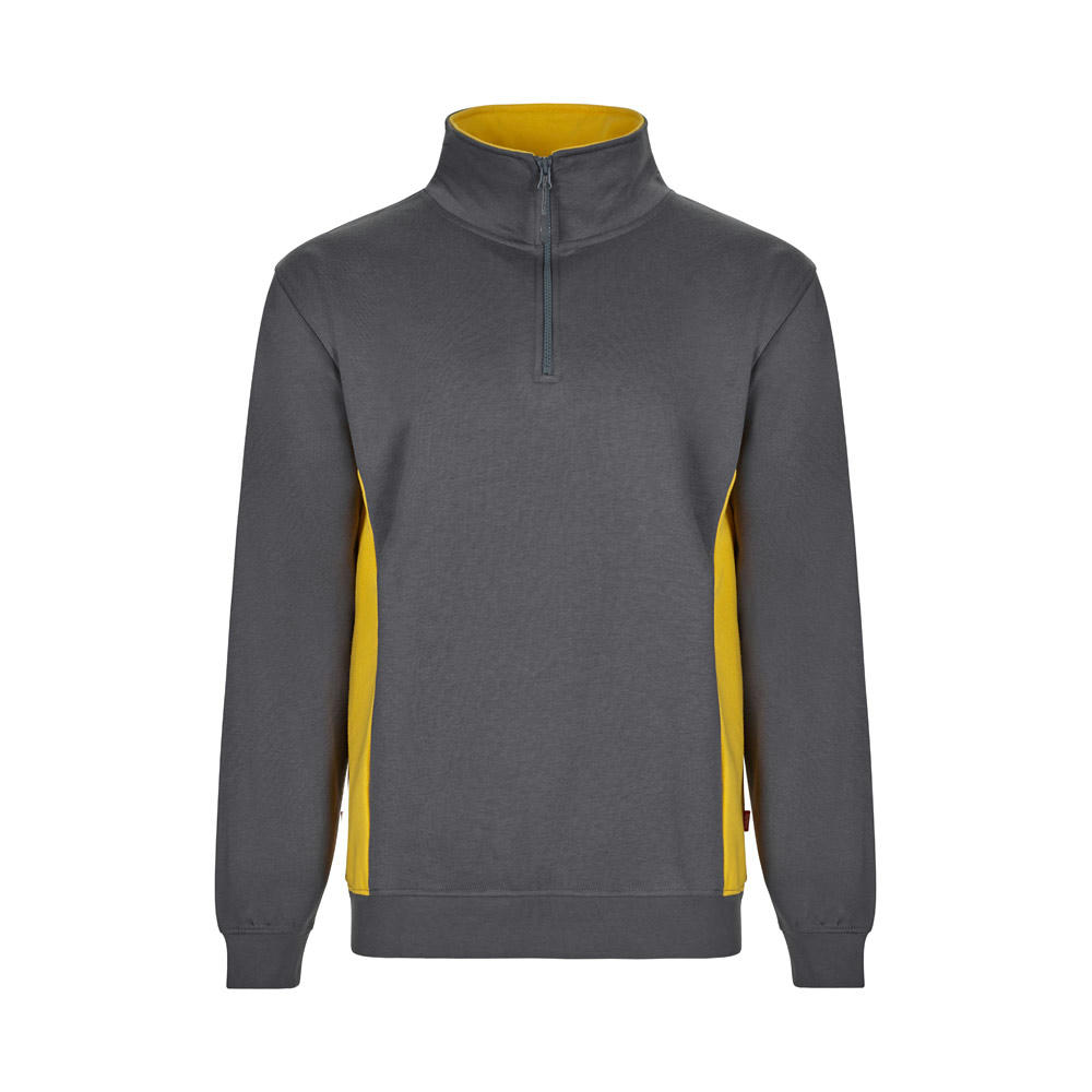 VL SVAROG. Zweifarbiges Frottee-Sweatshirt (260 g/m²), aus Polyester (65 %) und Baumwolle (35 %)