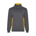 VL SVAROG. Zweifarbiges Frottee-Sweatshirt (260 g/m²), aus Polyester (65 %) und Baumwolle (35 %)