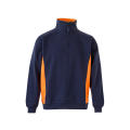 VL SVAROG. Zweifarbiges Frottee-Sweatshirt (260 g/m²), aus Polyester (65 %) und Baumwolle (35 %)