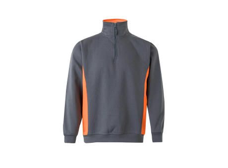 VL SVAROG. Zweifarbiges Frottee-Sweatshirt (260 g/m²), aus Polyester (65 %) und Baumwolle (35 %)