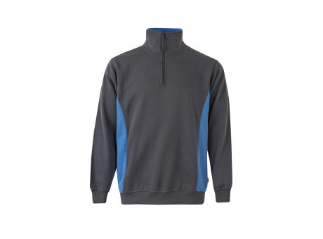 VL SVAROG. Zweifarbiges Frottee-Sweatshirt (260 g/m²), aus Polyester (65 %) und Baumwolle (35 %)