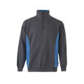 VL SVAROG. Zweifarbiges Frottee-Sweatshirt (260 g/m²), aus Polyester (65 %) und Baumwolle (35 %)