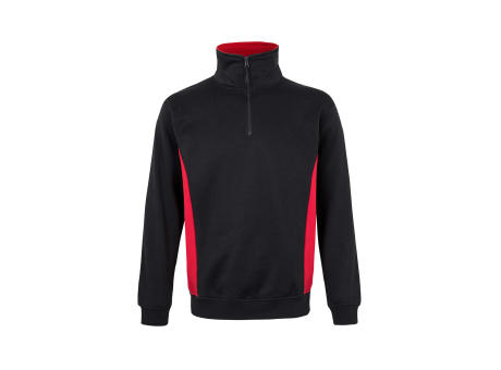 VL SVAROG. Zweifarbiges Frottee-Sweatshirt (260 g/m²), aus Polyester (65 %) und Baumwolle (35 %)