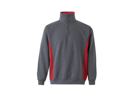 VL SVAROG. Zweifarbiges Frottee-Sweatshirt (260 g/m²), aus Polyester (65 %) und Baumwolle (35 %)