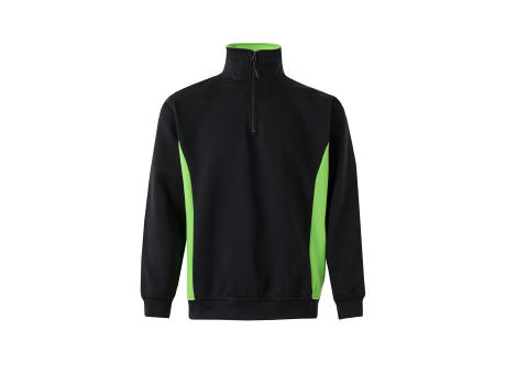 VL SVAROG. Zweifarbiges Frottee-Sweatshirt (260 g/m²), aus Polyester (65 %) und Baumwolle (35 %)