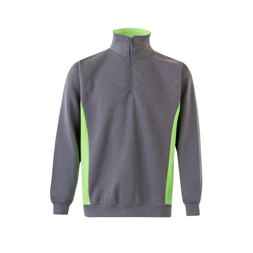 VL SVAROG. Zweifarbiges Frottee-Sweatshirt (260 g/m²), aus Polyester (65 %) und Baumwolle (35 %)