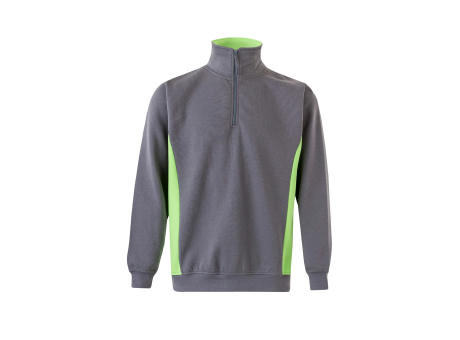 VL SVAROG. Zweifarbiges Frottee-Sweatshirt (260 g/m²), aus Polyester (65 %) und Baumwolle (35 %)