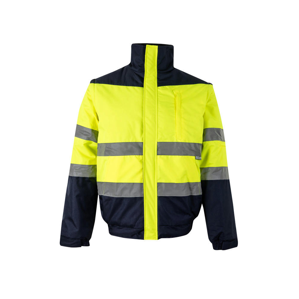 VL JUPITER. Zweifarbige Steppjacke (180g/m²) aus Polyester (100%) mit PU-Beschichtung