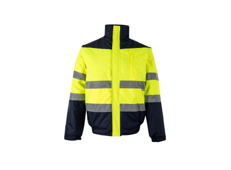 VL JUPITER. Zweifarbige Steppjacke (180g/m²) aus Polyester (100%) mit PU-Beschichtung