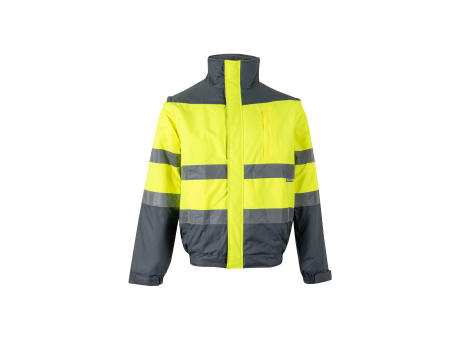 VL JUPITER. Zweifarbige Steppjacke (180g/m²) aus Polyester (100%) mit PU-Beschichtung