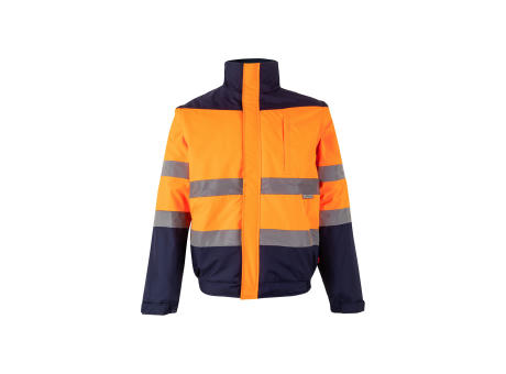 VL JUPITER. Zweifarbige Steppjacke (180g/m²) aus Polyester (100%) mit PU-Beschichtung