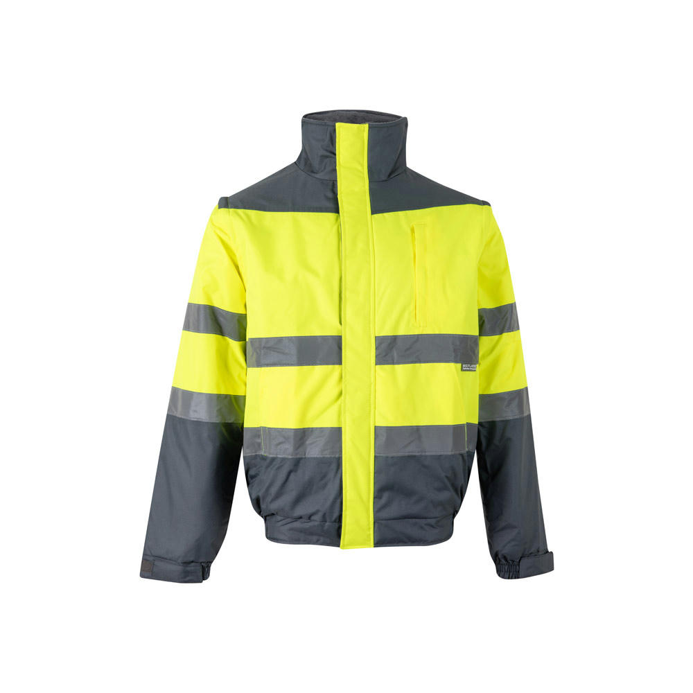 VL JUPITER LARGE. Zweifarbige Steppjacke (180g/m²) aus Polyester (100%) mit PU-Beschichtung