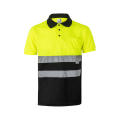 VL CUPID. Zweifarbiges Poloshirt im Bird-Eye-Design (160g/m²) mit kurzen Ärmeln, aus Polyester (100%)