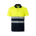 VL CUPID. Zweifarbiges Poloshirt im Bird-Eye-Design (160g/m²) mit kurzen Ärmeln, aus Polyester (100%)