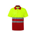 VL CUPID. Zweifarbiges Poloshirt im Bird-Eye-Design (160g/m²) mit kurzen Ärmeln, aus Polyester (100%)