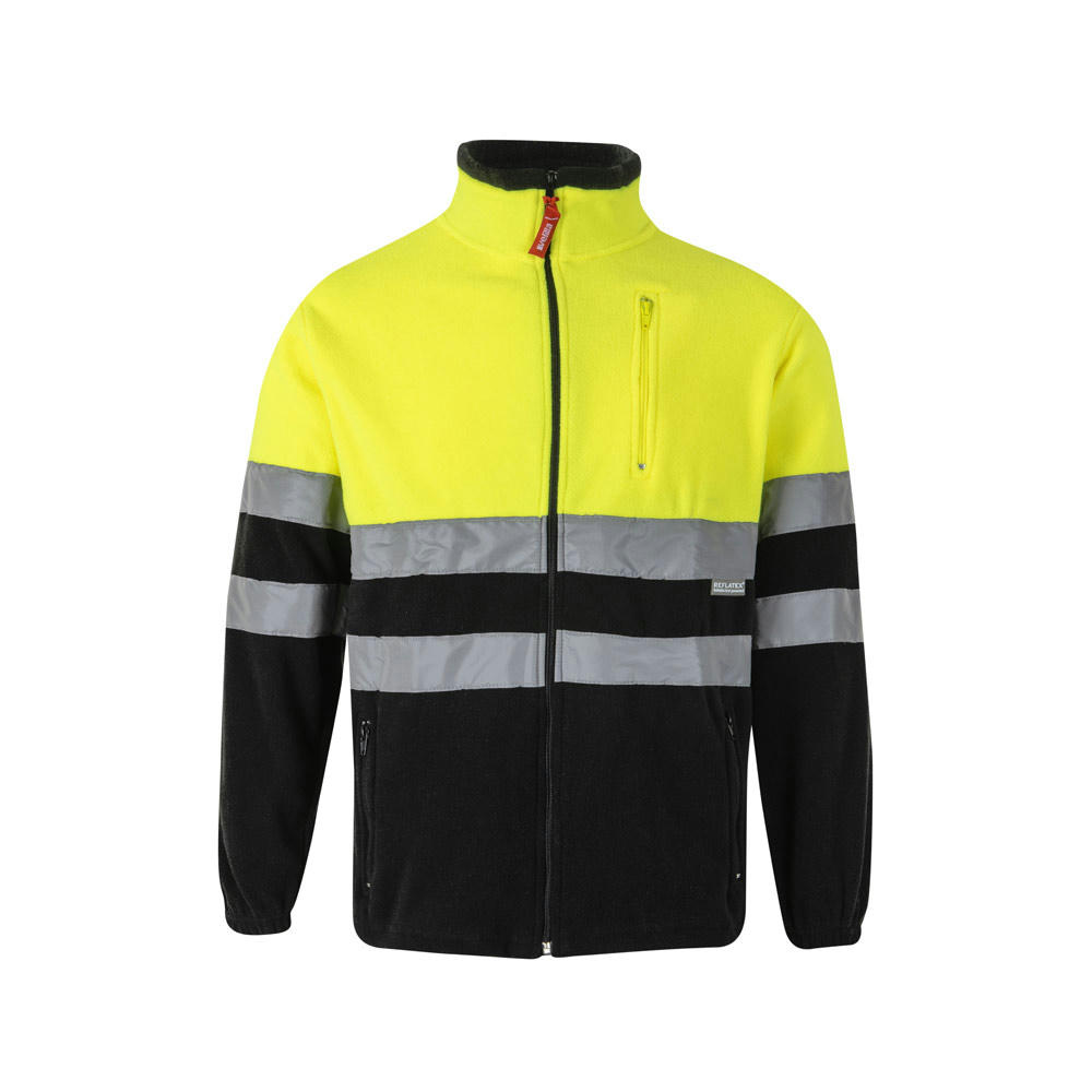 VL EROS. Zweifarbige Fleecejacke (280g/m²), aus Polyester (100%)