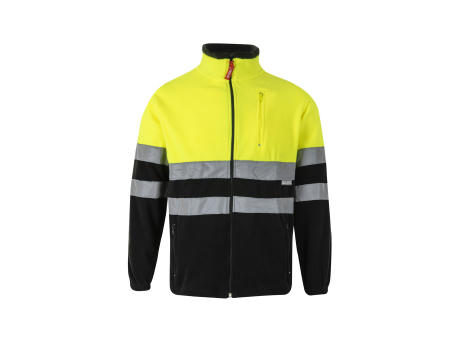 VL EROS. Zweifarbige Fleecejacke (280g/m²), aus Polyester (100%)