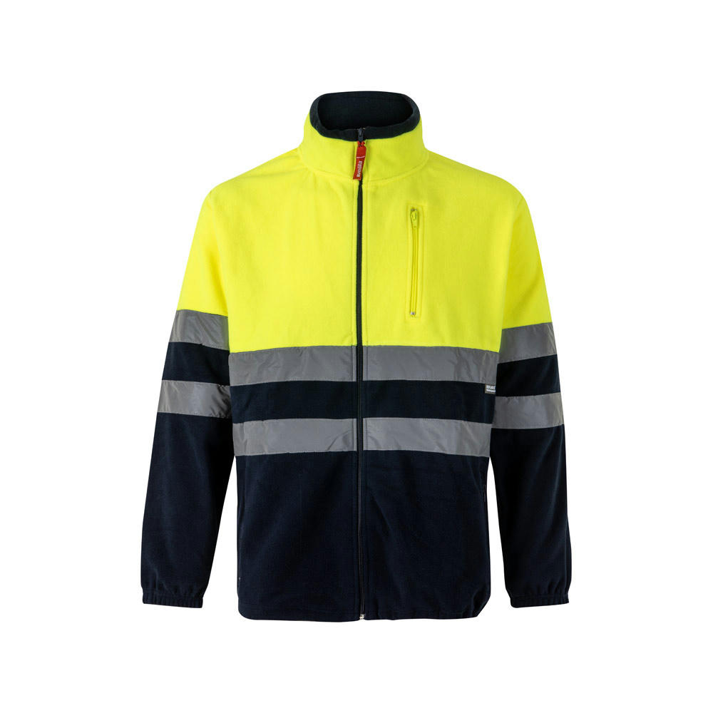 VL EROS. Zweifarbige Fleecejacke (280g/m²), aus Polyester (100%)