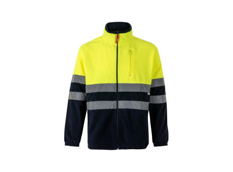 VL EROS. Zweifarbige Fleecejacke (280g/m²), aus Polyester (100%)