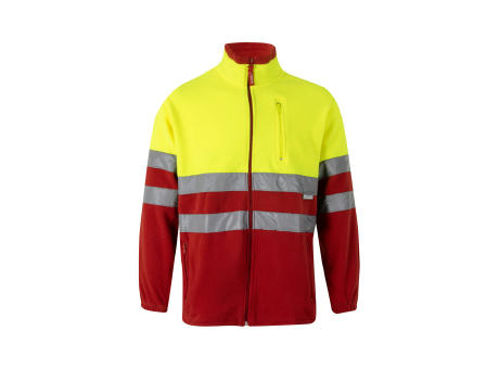 VL EROS. Zweifarbige Fleecejacke (280g/m²), aus Polyester (100%)