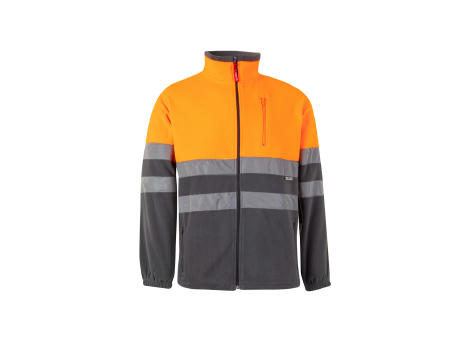 VL EROS. Zweifarbige Fleecejacke (280g/m²), aus Polyester (100%)