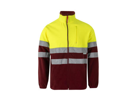 VL EROS. Zweifarbige Fleecejacke (280g/m²), aus Polyester (100%)