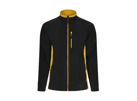 VL GERAS. Zweifarbige Fleecejacke (220g/m²) aus Polyester (100%)