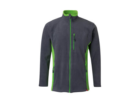 VL GERAS. Zweifarbige Fleecejacke (220g/m²) aus Polyester (100%)