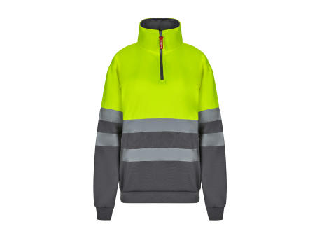 VL THOR. Zweifarbiges Sweatshirt (300g/m²) aus Polyester-Fleece (100%)