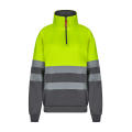 VL THOR. Zweifarbiges Sweatshirt (300g/m²) aus Polyester-Fleece (100%)