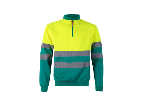 VL THOR. Zweifarbiges Sweatshirt (300g/m²) aus Polyester-Fleece (100%)