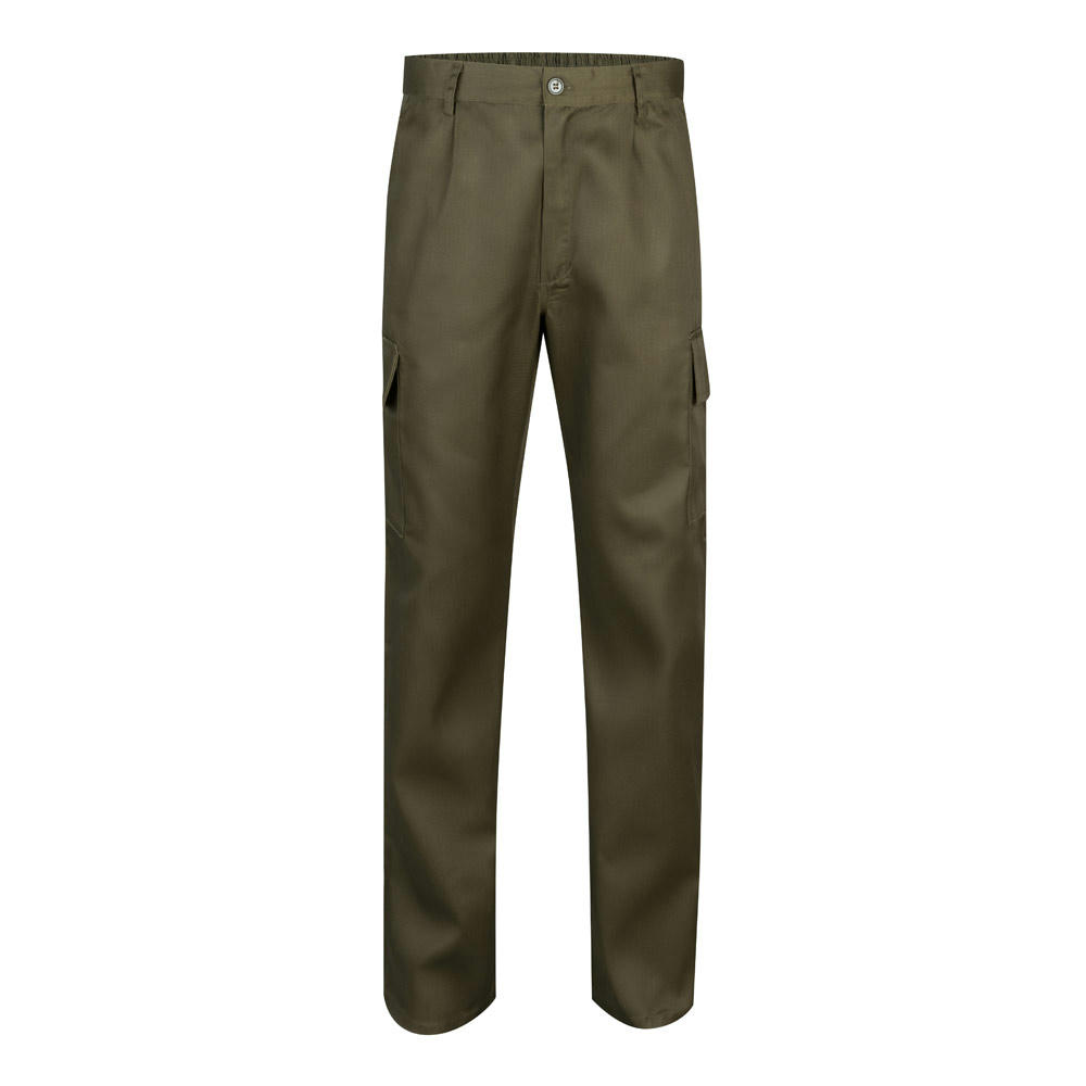 VL AINE. Hose aus Twill mit mehreren Taschen (190 g/m²), aus Baumwolle (20%) und Polyester (80%)