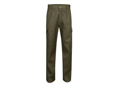 VL AINE. Hose aus Twill mit mehreren Taschen (190 g/m²), aus Baumwolle (20%) und Polyester (80%)