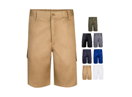 VL CHIONE. Bermudashorts aus Multi-Pocket-Twill (200g/m²), aus Baumwolle (35%) und Polyester (65%)