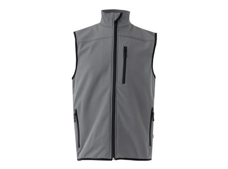 VL VARUNA. Softshell-Weste (280 g/m²), mit Polarfutter, aus Polyester (94 %) und Elastan (6 %)