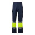 VL ARTEMIS. Zweifarbige Hose aus Twill (190g/m²), Baumwolle (20%) und Polyester (80%)