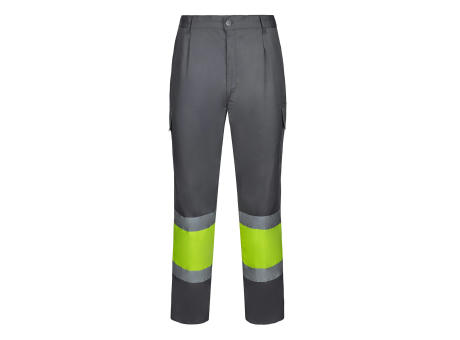 VL ARTEMIS. Zweifarbige Hose aus Twill (190g/m²), Baumwolle (20%) und Polyester (80%)