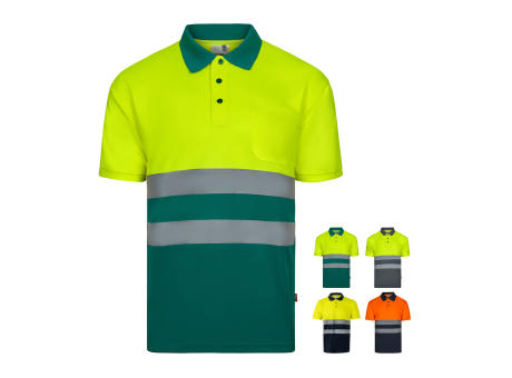 VL FORTUNA. Poloshirt (140g/m²) im Bird-Eye-Design mit kurzen Ärmeln, aus Polyester (100%)