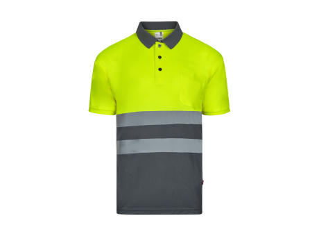 VL FORTUNA. Poloshirt (140g/m²) im Bird-Eye-Design mit kurzen Ärmeln, aus Polyester (100%)