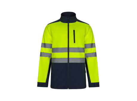 VL HESTIA. Zweifarbige Softshell-Jacke (280 g/m²) aus Polyester (96 %) und Elastan (4 %)