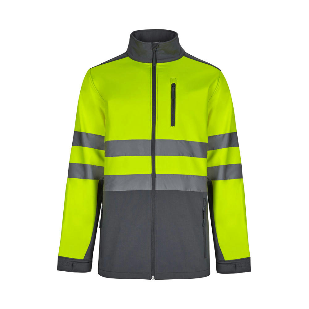 VL HESTIA. Zweifarbige Softshell-Jacke (280 g/m²) aus Polyester (96 %) und Elastan (4 %)