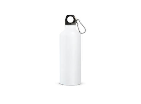 RE-LANDSCAPE M. Flasche aus recyceltem Aluminium 530 mL mit Karabiner