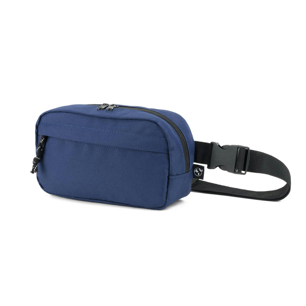 MYKONOS. Gürteltasche aus 600D recyceltem Polyester und Innenfutter aus 210D recyceltem Polyester