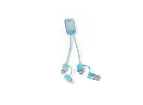 BERNERS. Superschnelles 6-in-1-USB-Kabel aus recyceltem PET (100% rPET)