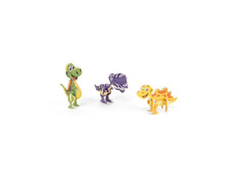 DINOSAURUS. 3D-Puzzle in Dinosaurierform aus Papier und EVA