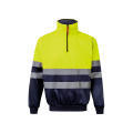 VL THOR LARGE. Zweifarbiges Sweatshirt (300g/m²) aus Polyester-Fleece (100%)