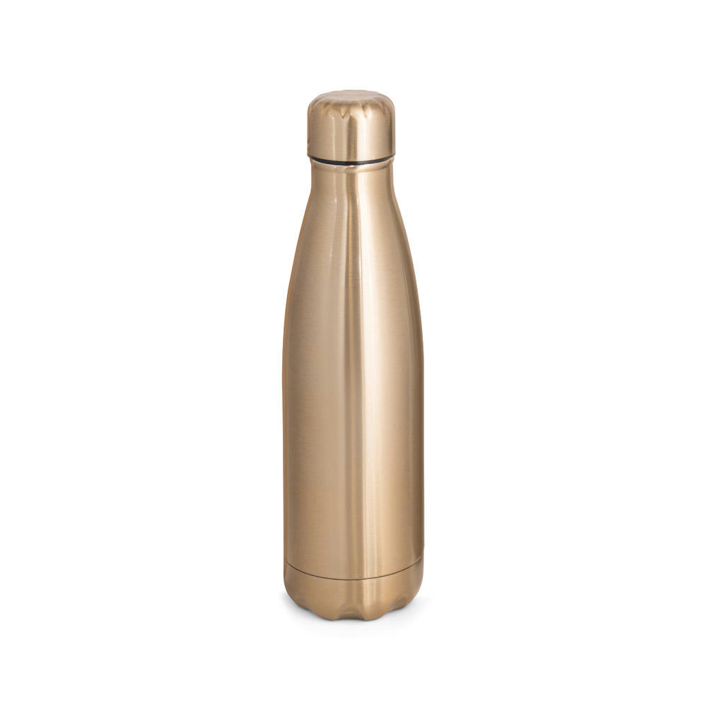 SHOW METALLIC. Edelstahlflasche 510 mL mit mattem Metallic-Finish