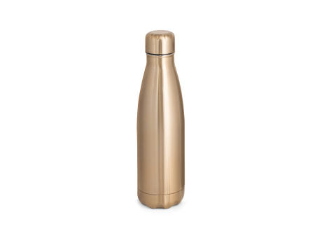 SHOW METALLIC. Edelstahlflasche 510 mL mit mattem Metallic-Finish